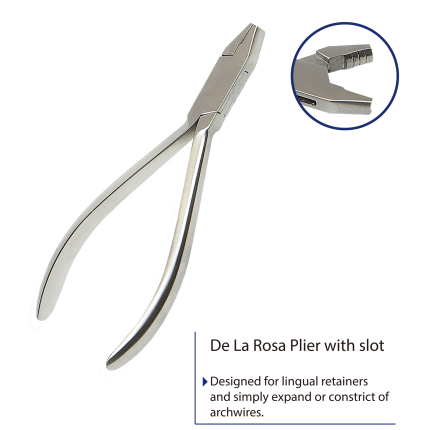 De La Rose Plier With Slot