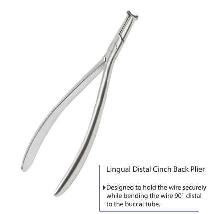 Lingual Distal Cinch Plier